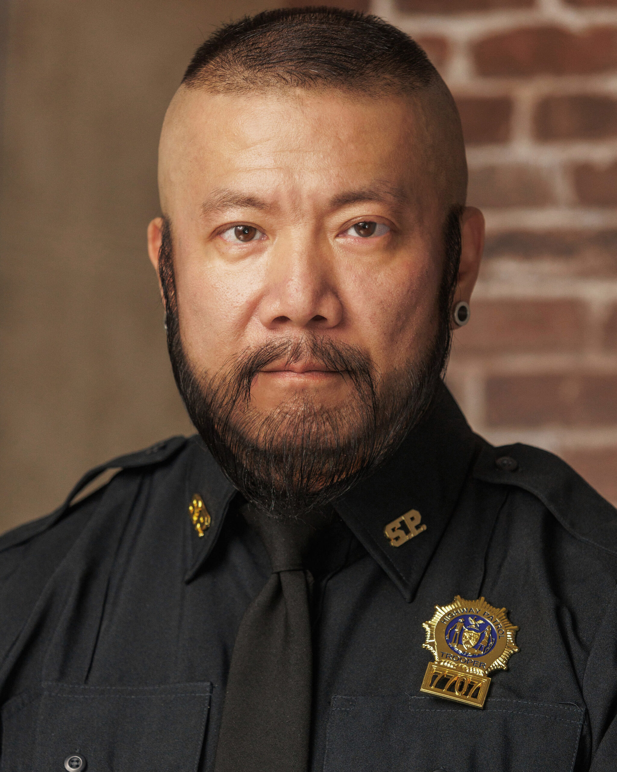 Headshot: Police - Serious ID Style